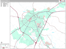 Bowling Green Digital Map Premium Style